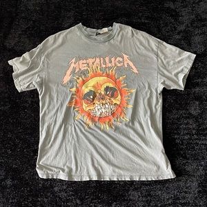 Oversized Metallica Band Tee